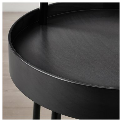 Журнальный стол BURVIK Черный - 4 IKEA Журнальный стол BURVIK Черный (ИКЕА БУРВИК) 70340384 фото - 4