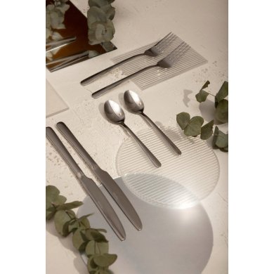 Набір столових приборів Homla Lugano Homla 24 шт. | Сріблястий - 11 Набір столових приборів Homla Lugano Homla 24 шт. | Сріблястий 215815 фото - 11
