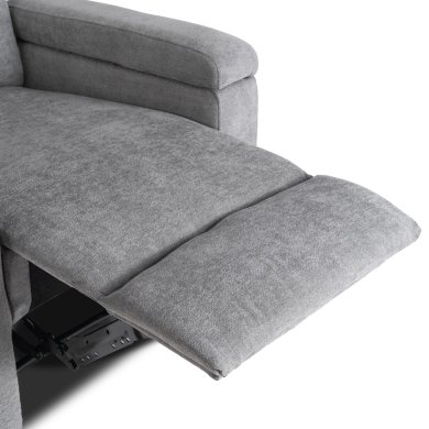 Крісло м'яке розкладне масажне з реклайнером Mebel Elit SEBASTIAN Сірий ME.SEBASTIAN/P/T/FW фото - 11