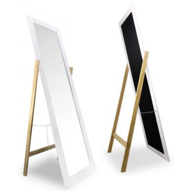 Зеркало Chomik 54x45x157 см | Белый / Дерево PHO9764 фото - 2