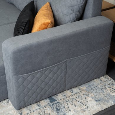 Розкладний диван Mebel Elit SATORE Сірий ME.ASTI/PRINCEASH/NAR фото - 11