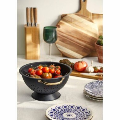 Дуршлаг Duka Fint 27 см | Черный 1216815 фото - 7