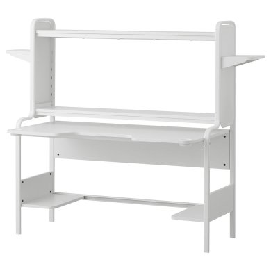 IKEA Компьютерный стол FREDDE Белый (ИКЕА ФРЕДДЕ) 10451068