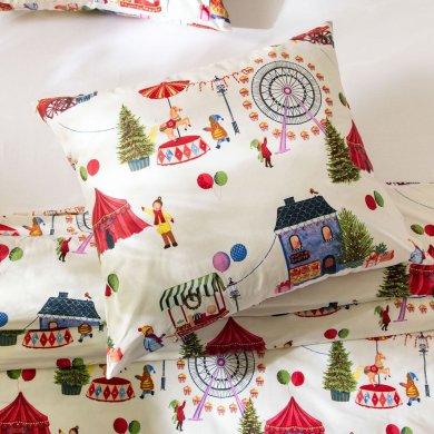 Комплект постільної білизни Homla CIRCUS JOY 140x200 см Принт 242063 фото - 7