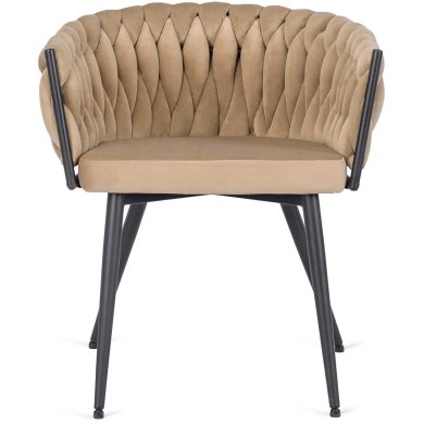 Обеденный стул Mebel Elit EMPOLI Welur Бежевый - 2 Обеденный стул Mebel Elit EMPOLI Welur Бежевый ME.EMPOLI/BZ/V/K фото - 2