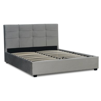 Кровать Mebel Elit TINGA Welur 140x200 см Темно-серый ME.TINGA/140/CP/V/LOZZPOJ фото - 3