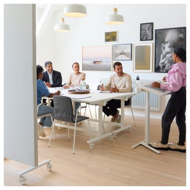 IKEA Складной стол для ноутбука MITTZON Белый (ИКЕА МИЦОН) 00515607 фото - 15