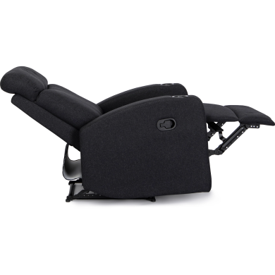 Крісло м'яке розкладне з реклайнером Mebel Elit ALAN Чорний - 3 Крісло м'яке розкладне з реклайнером Mebel Elit ALAN Чорний ME.ALAN2/CZ/T/FW фото - 3