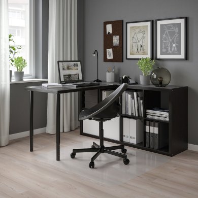 IKEA Стеллаж с столом KALLAX/LINNMON Коричневый (ИКЕА КАЛЛАКС/ЛИННМОН) 49481700 фото - 3