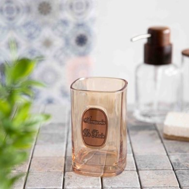 Стакан для зубных щеток Homla ANGLIE Медный - 4 Стакан для зубных щеток Homla ANGLIE Медный 219806 фото - 4