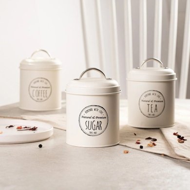 Набір контейнерів Homla RIO 3 шт Бежевий 238721 фото - 4