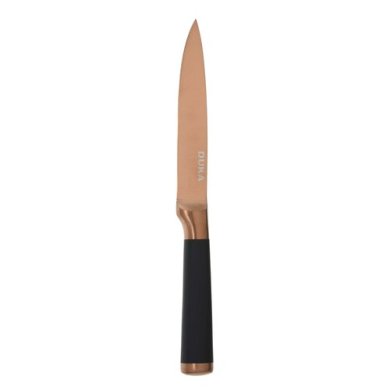 Набір ножів Duka Copper 7 шт. | Мідний/Чорний/Дерево 2220378 фото - 5