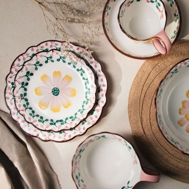 Десертна тарілка Homla NOYA 21 см Принт 243128 фото - 5