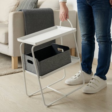 Журнальний стіл HATTASEN Білий - 4 IKEA Журнальний стіл HATTASEN Білий (ИКЕА ХАТТАСЕН) 80569234 фото - 4