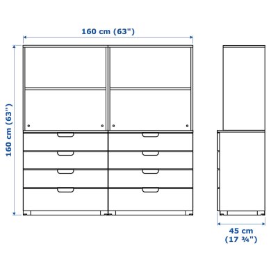 IKEA Комбінація шаф GALANT (ИКЕА ГАЛАНТ) 69285109 фото - 11