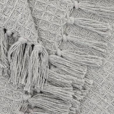 Плед Homla Vaffel 130x170 см Світло-сірий 154192 фото - 6