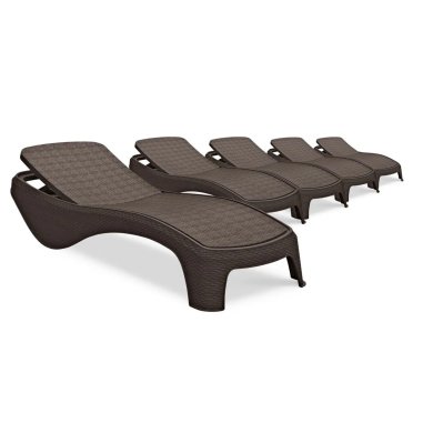 Шезлонг Keter ATLANTIC Коричневый 217339 фото - 3