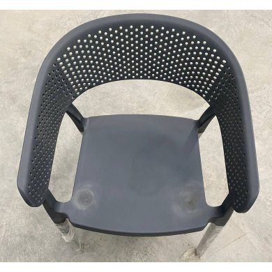 УЦЕНКА Садовый стул Kontrast KP100 Антрацит - 2 УЦЕНКА Садовый стул Kontrast KP100 Антрацит brak/5.90.211279 фото - 2