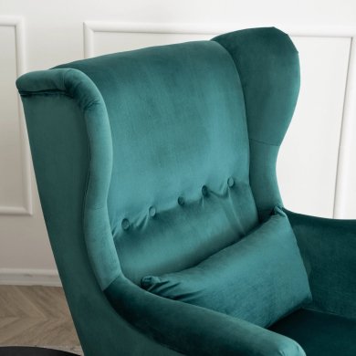 Крісло м'яке Mebel Elit KLARIS 2 Welur Зелений ME.KLARIS2/Z/V/FW фото - 9