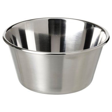 IKEA Миска GRILLTIDER Сріблястий (ИКЕА ГРИЛЛТАЙДЕР) 70564736