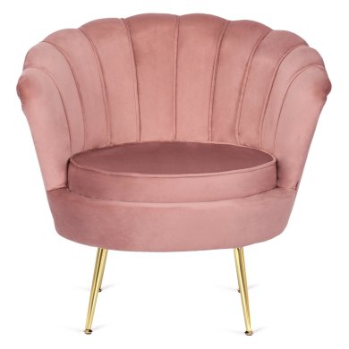 Крісло м'яке з підставкою Mebel Elit GRAND Welur Рожевий ME.GRAND/R/V/FW фото - 3