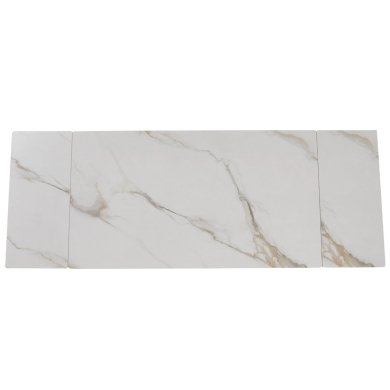 Розкладний обідній стіл Mebel Elit LUIGI Marmur Білий - 3 Розкладний обідній стіл Mebel Elit LUIGI Marmur Білий ME.LUIGI/B/ZL/S160-240 фото - 3