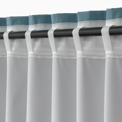 IKEA Штора BRUKSVARA 140х250 см Блакитний (ИКЕА БРУКСВАРА) 50574171 фото - 4