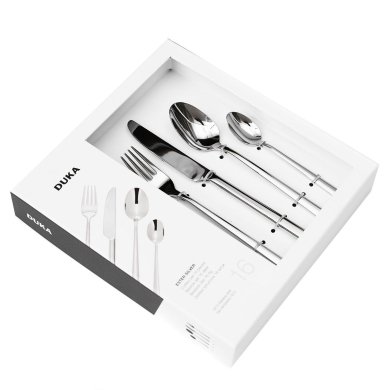 Набор столовых приборов Duka Ester 16 эл. | Серебристый - 3 Набор столовых приборов Duka Ester 16 эл. | Серебристый 1213822 фото - 3