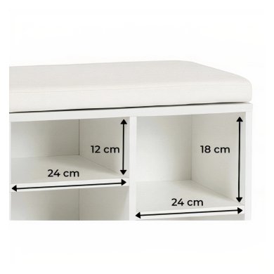 Лавка для взуття Mebel Elit AXEL Білий ME.AXEL/B/SZAFKBUT фото - 7