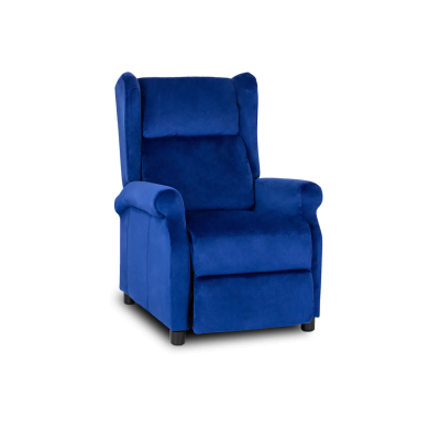 Кресло мягкое раскладное с реклайнером Mebel Elit SIMON Синий - 2 Кресло мягкое раскладное с реклайнером Mebel Elit SIMON Синий ME.SIMON/GR/V/FW фото - 2