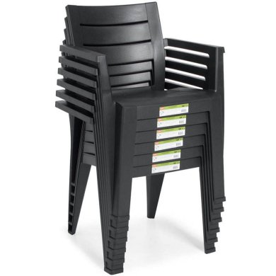 Садовий стілець Keter JULIE Графіт 246188 фото - 5