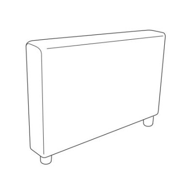 IKEA Каркас подлокотника VIMLE (ИКЕА ВИМЛЕ) 80498114
