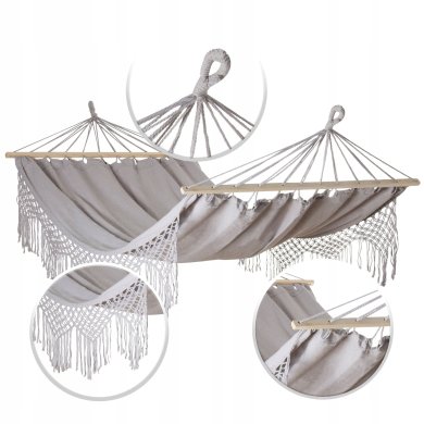 Гамак Kontrast MILOS 3 200х150 см Серый 5.02.212122 фото - 2