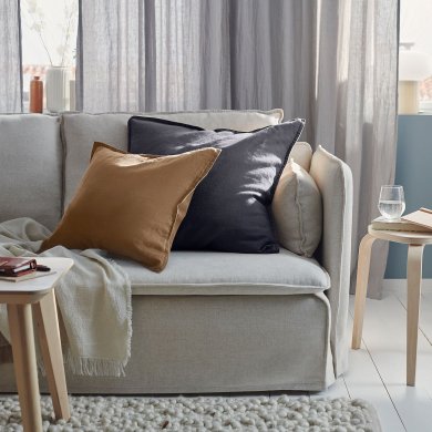IKEA Декоративная наволочка DYTAG 65x65 см Бежевый (ИКЕА ДИТАГ) 80517688 фото - 4