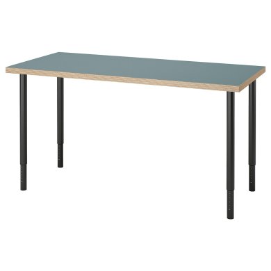 IKEA Письменный стол LAGKAPTEN/OLOV Бирюзовый (ИКЕА ЛАГКАПТЕН/ОЛОВ) 49523465