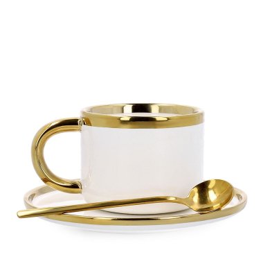 Чашка с блюдцем Homla SINNES 200 мл Белый 200460 фото - 7