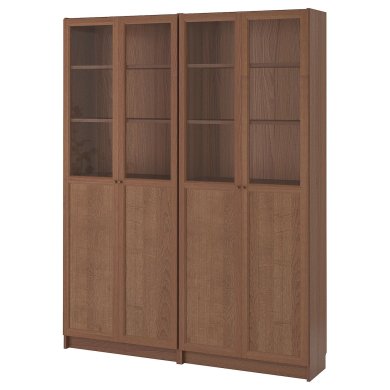 IKEA Витрина BILLY / OXBERG (ИКЕА БИЛЛИ/ОКСБЕРГ) 79180499