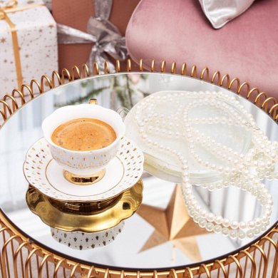 Чашка с блюдцем Homla VIPOS 200 мл Принт 232460 фото - 4