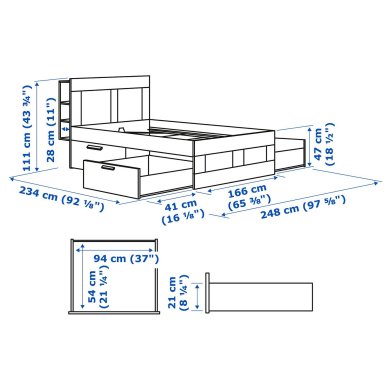IKEA BRIMNES (ИКЕА БРИМНЕС) 09590027 фото - 5