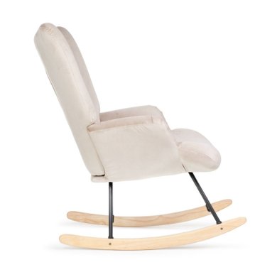 Крісло-качалка м'яке Homla MOSS Бежевий 217955 фото - 3