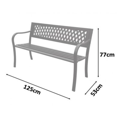 Садовая скамья Garden Line MEB2903 Черный MEB2903 фото - 2