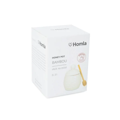 Банка для меду Homla FINCAN 9х12 см | Білий / Дерево - 3 Банка для меду Homla FINCAN 9х12 см | Білий / Дерево 163848 фото - 3