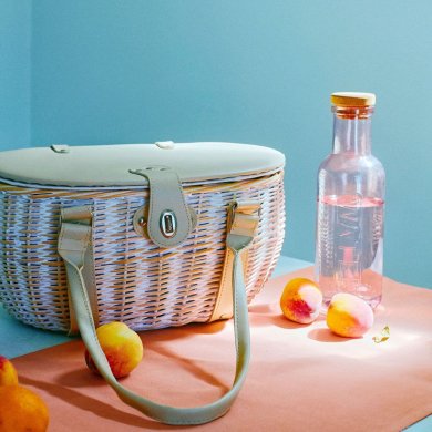 Корзина для пікніка Homla PICNIC Бежевий 230282 фото - 5