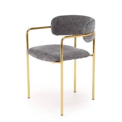 Обідній стілець Halmar K537 Попелястий V-CH-K/537-KR-POPIELATY фото - 2