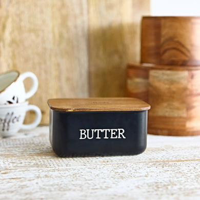 Масленка Homla AVILA 15x10x7 см Черный 224183 фото - 6