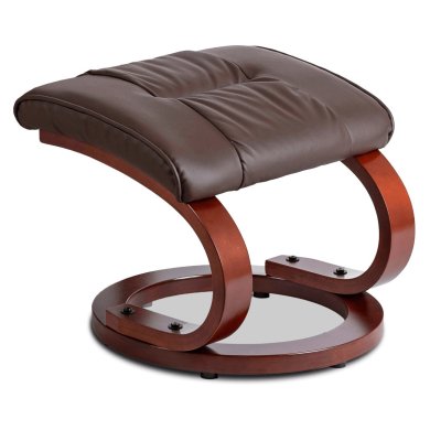 Кресло мягкое массажное с подставкой Mebel Elit CANO Коричневый ME.CANO/BR/E/FW фото - 7