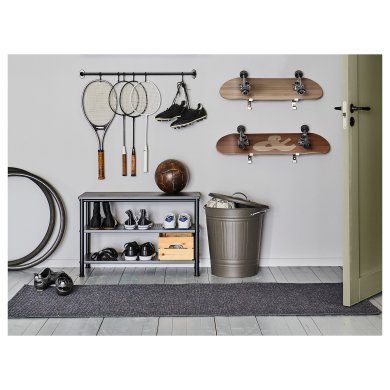 IKEA Лавка для взуття PINNIG Чорний (ИКЕА ПИННИГ) 80329791 фото - 5