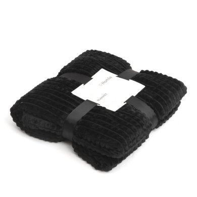Плед Homla GOFER 150x200 см Чорний 210078 фото - 5