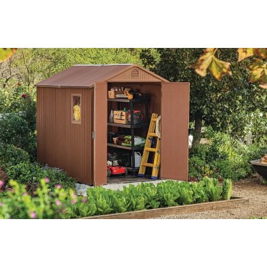 Садовый домик Keter DARWIN 190х244х221 см Коричневый 249362 фото - 9