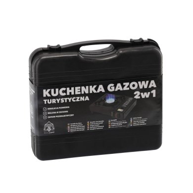 Газова туристична плита 2-в-1 Garden Line RC-K-1737 Чорний GAZ6667 фото - 5